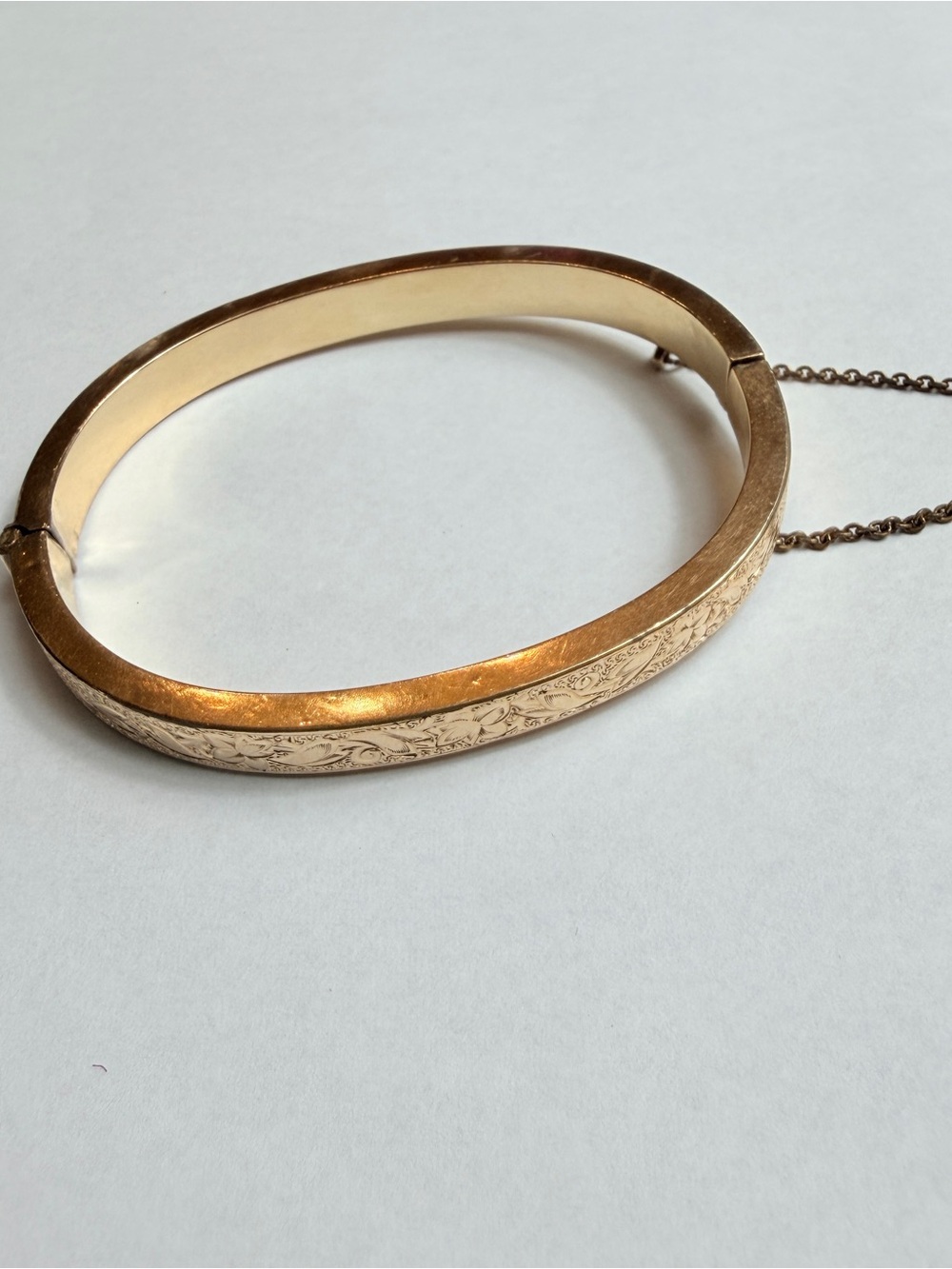 Antique Victorian Gold Filled Taille d'Epargne Bracelet